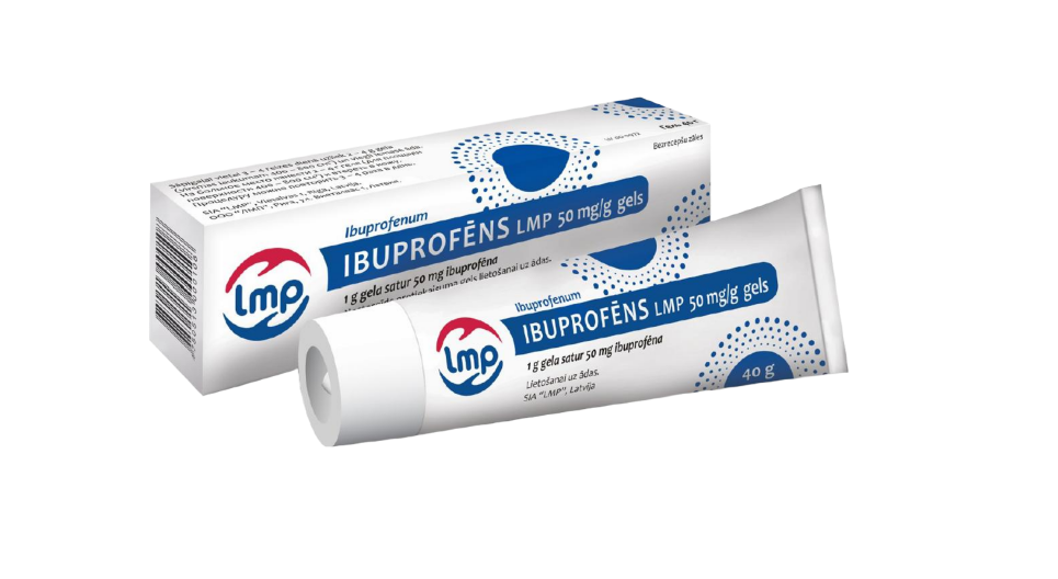 IBUPROFĒNS LMP 50 mg/g gels