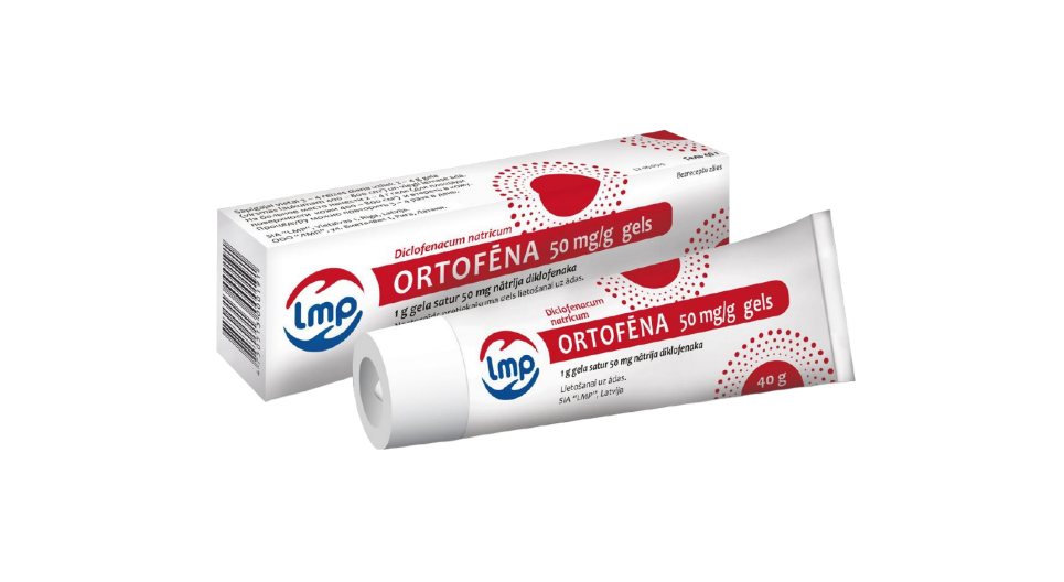 ORTOFĒNA 50 mg/g gels