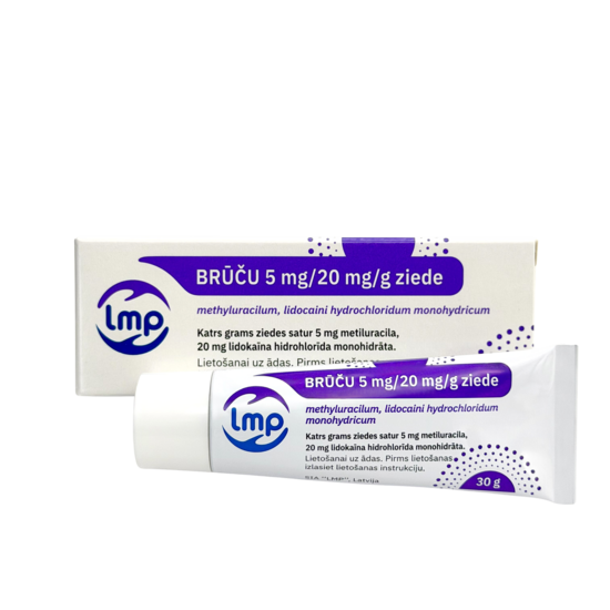 BRŪČU 5 mg/20mg/g ziede