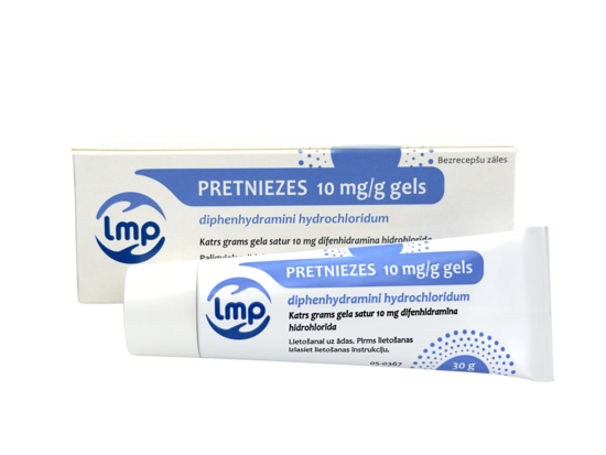 PRETNIEZES 10 mg/g gels