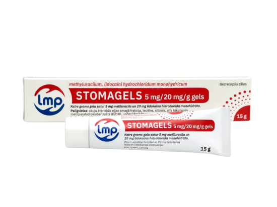 STOMAGELS 5 mg/20 mg/g gels