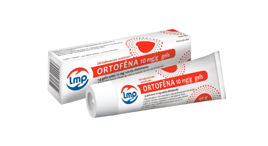 ORTOFĒNA 10 mg/g gels